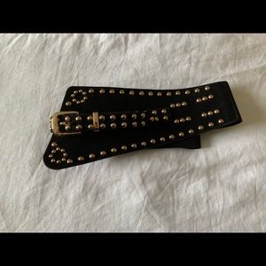 Torrid gold studded waist belt